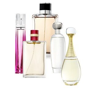 Emballage flacon parfum vide